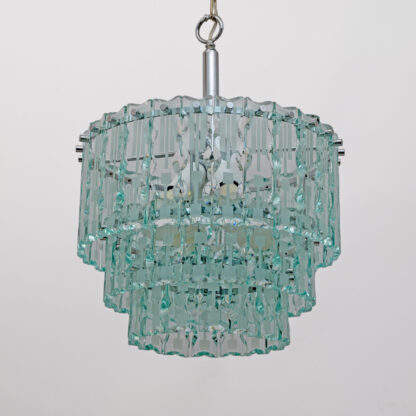 Ground Crystal Chandelier by Cristal Art, Italy, 1970s - Image 7