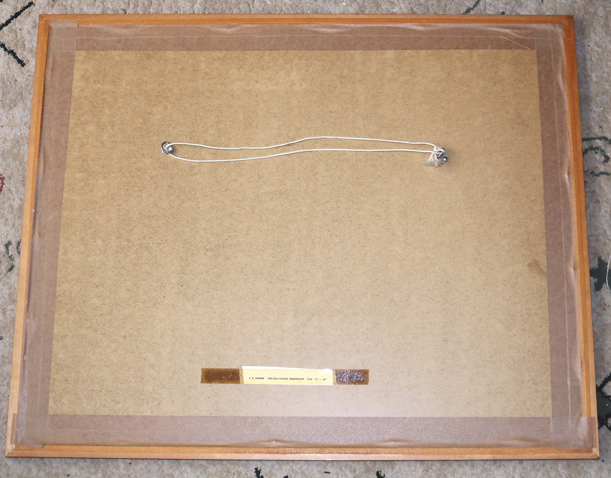 A very large Laurence Stephen Lowry Colour Print - quality wood frame C.20thC