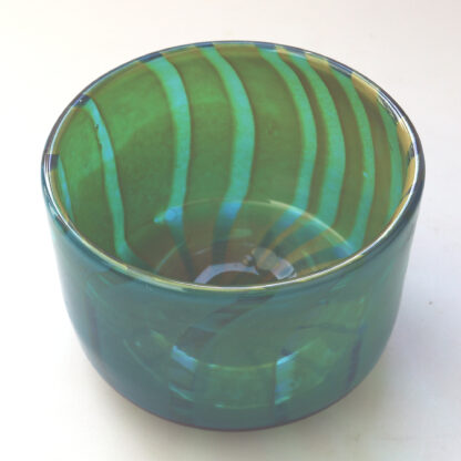 A mid-century modern Maltese Mdina Michael Harris Design art glass Bowl 1970+ - Image 3