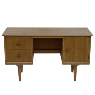 Mid Century Light Oak Desk