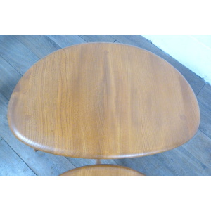 Ercol Pebbles Blonde Nest of Tables