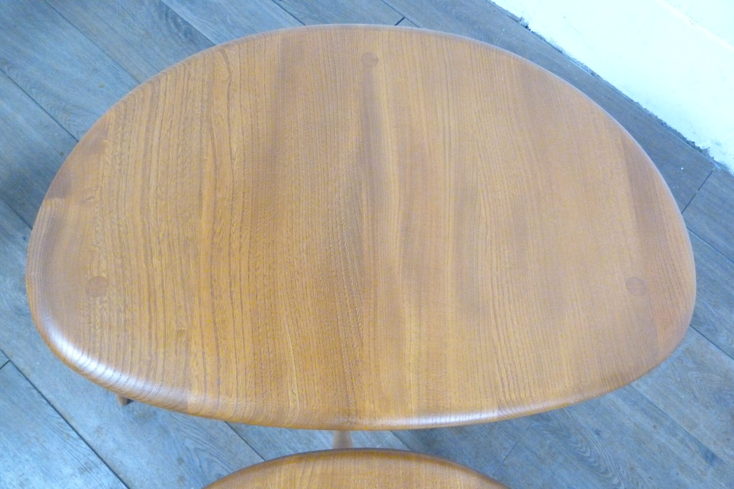 Ercol Pebbles Blonde Nest of Tables