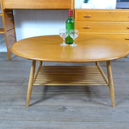 Ercol Windsor Large Oval Coffee Table Model 454