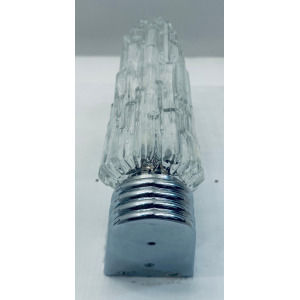 Hoffmeister Iced Glass Wall Lights, 1970s
