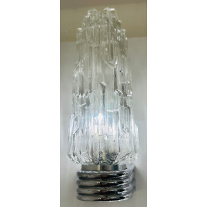 Hoffmeister Iced Glass Wall Lights, 1970s