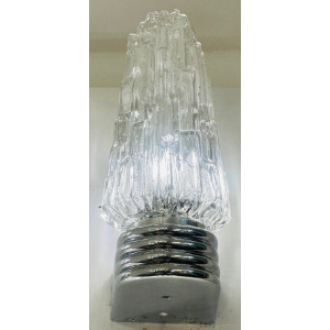 Hoffmeister Iced Glass Wall Lights, 1970s