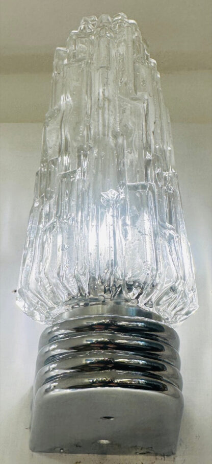 Hoffmeister Iced Glass Wall Lights, 1970s - Image 20