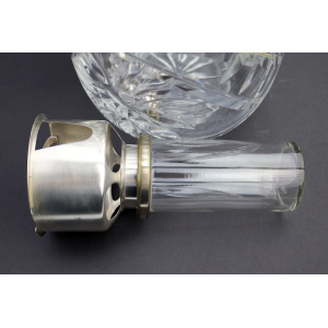 A substantial WMF deep cut glass & silver plate Lemonade Jug & ice holder C.1935+
