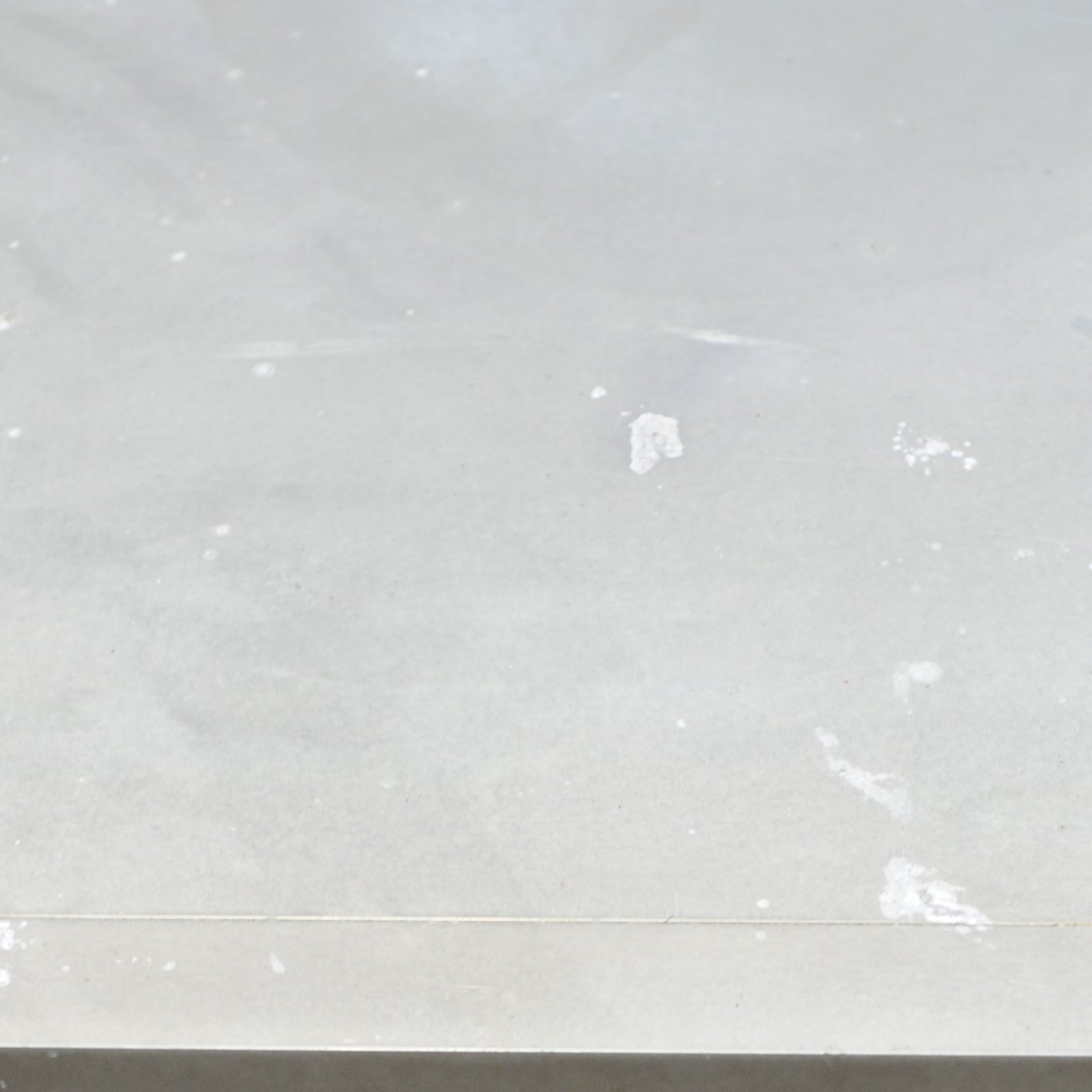Zinc Square Coffee Table With Turned Oak Legs By Conran, 1980s