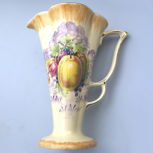 A large mid-century Art Deco ceramic art pottery Arthur Wood dover Jug C.1954