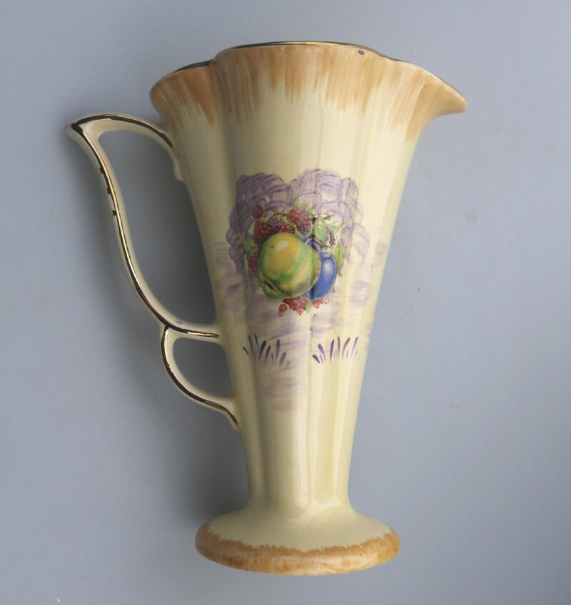 A large mid-century Art Deco ceramic art pottery Arthur Wood dover Jug C.1954