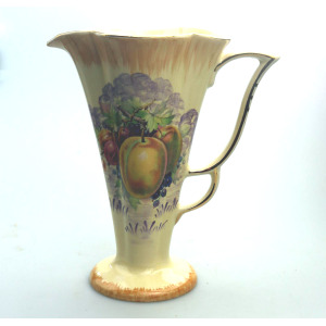 A large mid-century Art Deco ceramic art pottery Arthur Wood dover Jug C.1954