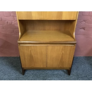 A Mid Century Teak Bureau Cabinet