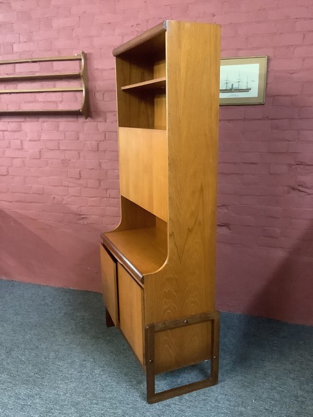 A Mid Century Teak Bureau Cabinet