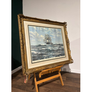 After Montague Dawson, The Windsor Castle, limited edition coloured print