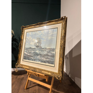 After Montague Dawson, The Windsor Castle, limited edition coloured print