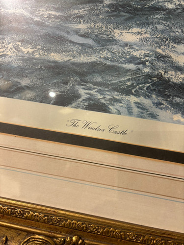 After Montague Dawson, The Windsor Castle, limited edition coloured print