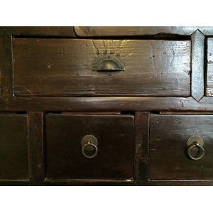 Antique Chinese Armoire, 19th Century Medicine Cabinet, Apothecary Chest