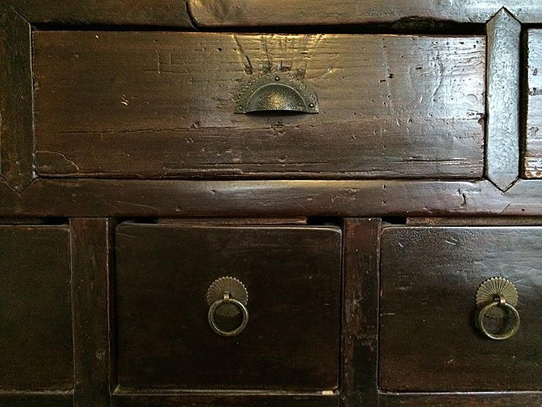 Antique Chinese Armoire, 19th Century Medicine Cabinet, Apothecary Chest