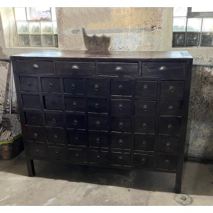 Antique Chinese Armoire, 19th Century Medicine Cabinet, Apothecary Chest