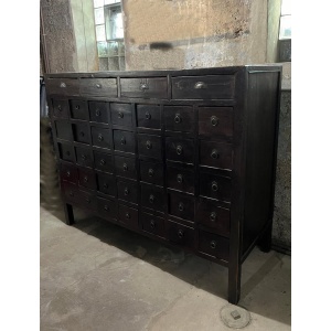 Antique Chinese Armoire, 19th Century Medicine Cabinet, Apothecary Chest