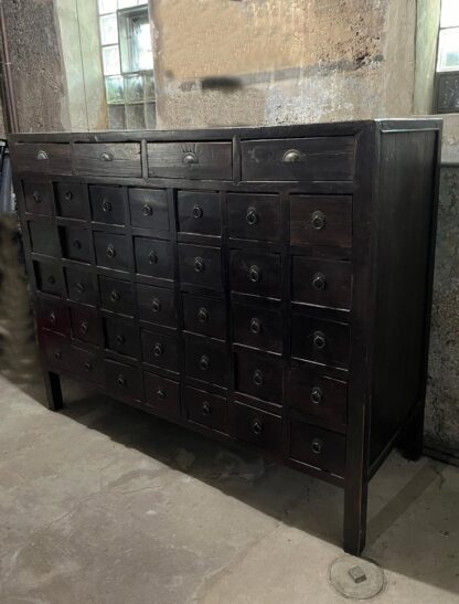 Antique Chinese Armoire, 19th Century Medicine Cabinet, Apothecary Chest
