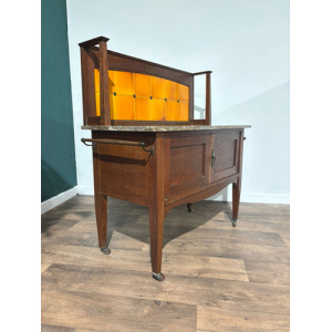Arts & Crafts Marble Top Washstand