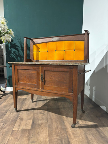 Arts & Crafts Marble Top Washstand