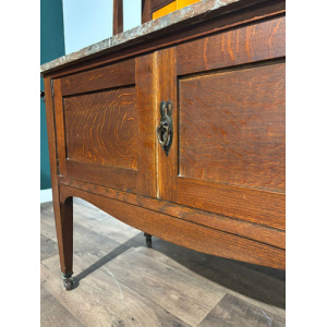 Arts & Crafts Marble Top Washstand