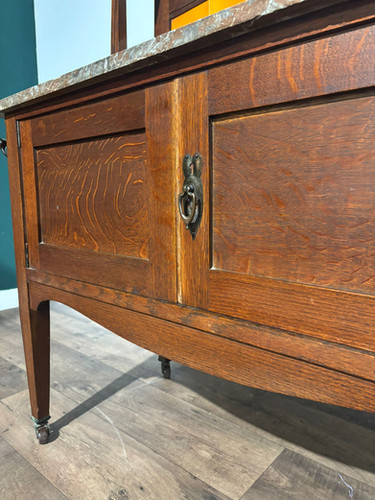 Arts & Crafts Marble Top Washstand