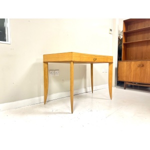 Attributed to Maison Dominique, French Sycamore Desk