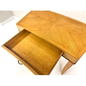 Attributed to Maison Dominique, French Sycamore Desk