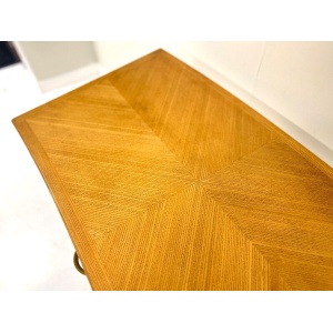 Attributed to Maison Dominique, French Sycamore Desk