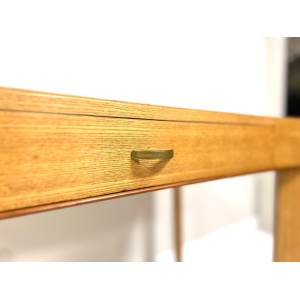 Attributed to Maison Dominique, French Sycamore Desk