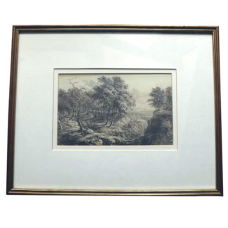 Antique Watercolour by Lt Col Robert Batty (Battle of Waterloo Veteran) C.1806