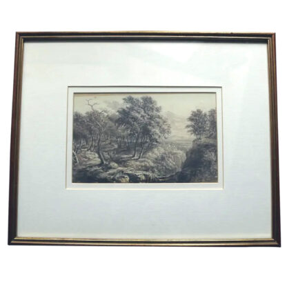 Antique Watercolour by Lt Col Robert Batty (Battle of Waterloo Veteran) C.1806