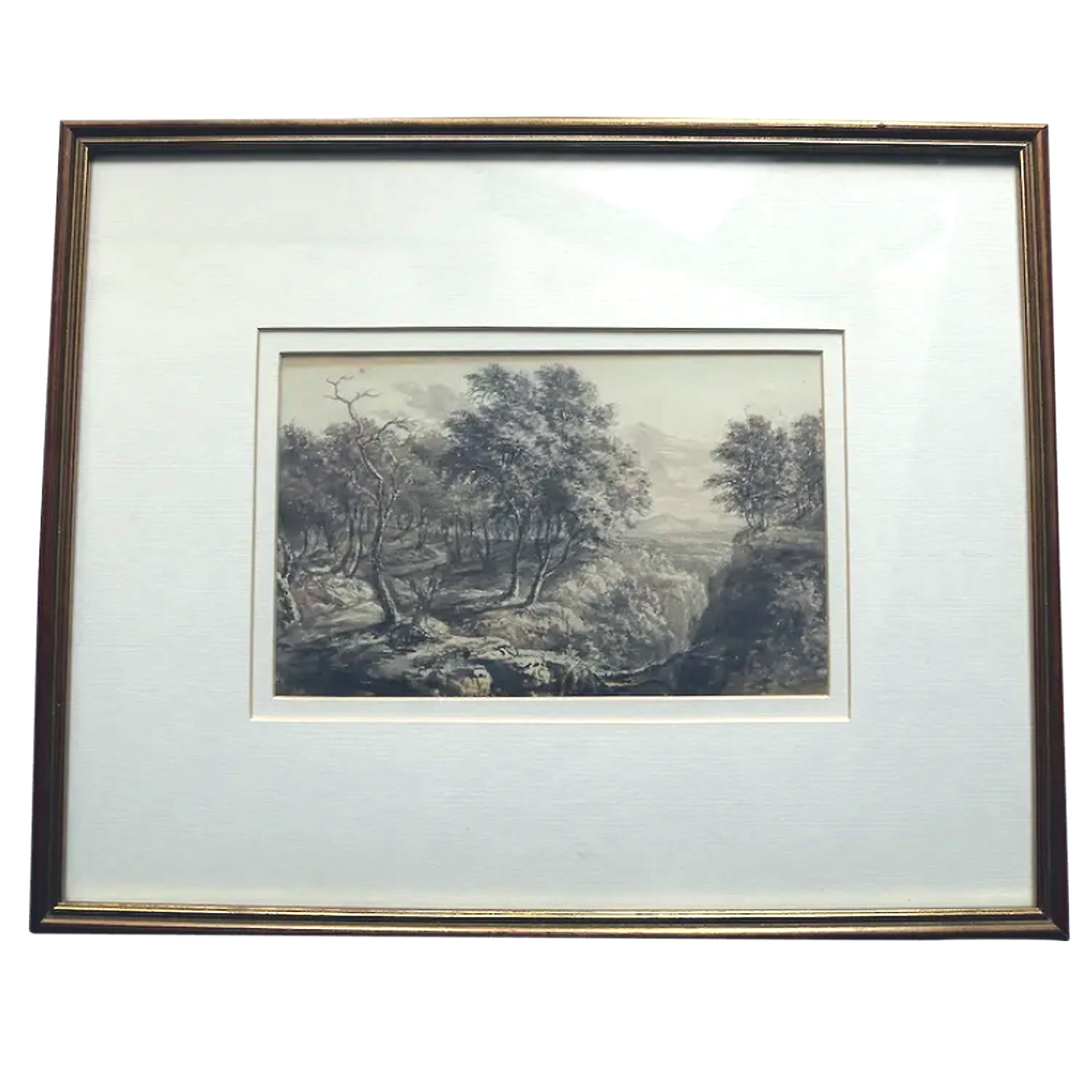 Antique Watercolour by Lt Col Robert Batty (Battle of Waterloo Veteran) C.1806