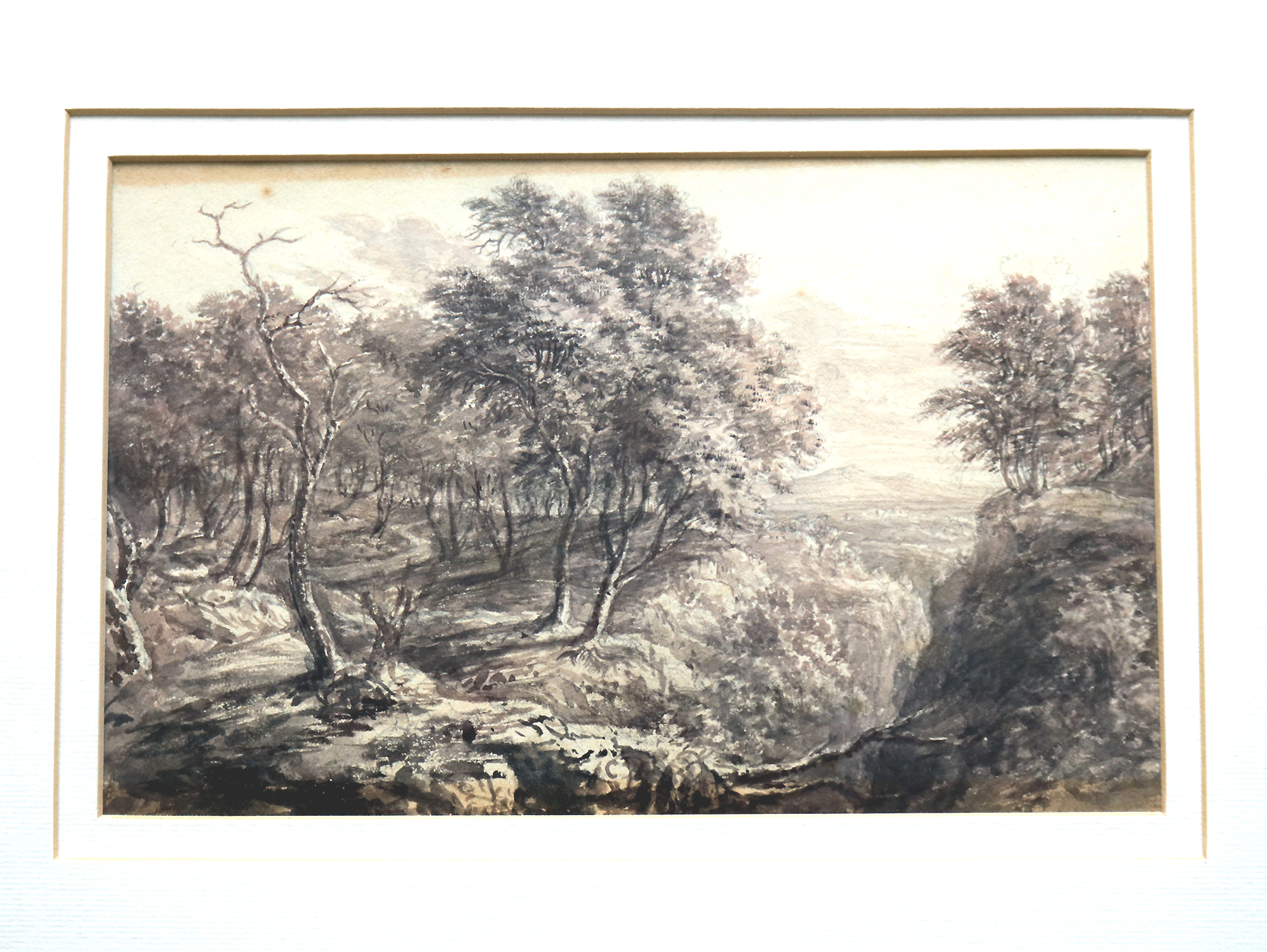 Antique Watercolour by Lt Col Robert Batty (Battle of Waterloo Veteran) C.1806