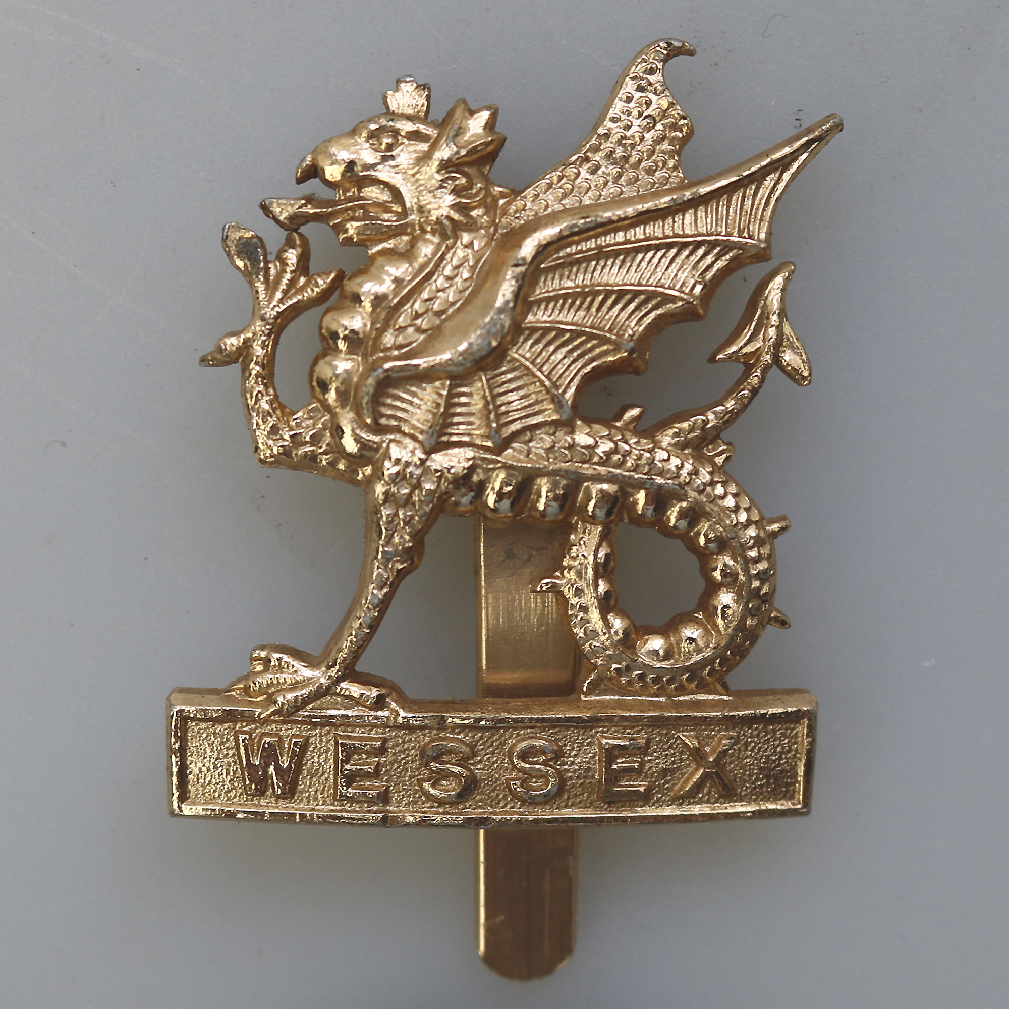 Vintage 4X UK Military Cap Badges - Hampshire - Wessex - Royal Hampshire C.20thC