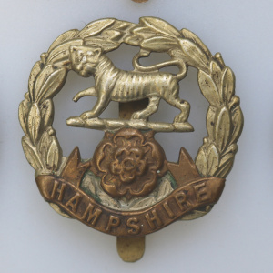 Vintage 4X UK Military Cap Badges - Hampshire - Wessex - Royal Hampshire C.20thC