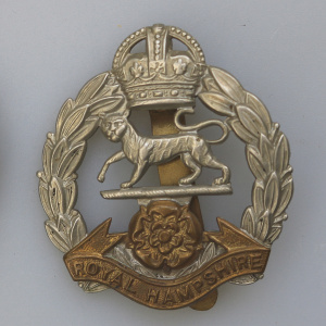 Vintage 4X UK Military Cap Badges - Hampshire - Wessex - Royal Hampshire C.20thC