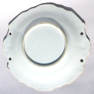 An antique Georgian finely gilded Coalport porcelain Stand Plate C.early 19thC