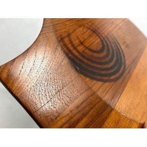 Danish Modern Teak Handled Serving Tray and Bowl by Jens Quistgaard for Dansk