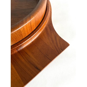 Danish Modern Teak Handled Serving Tray and Bowl by Jens Quistgaard for Dansk