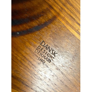 Danish Modern Teak Handled Serving Tray and Bowl by Jens Quistgaard for Dansk