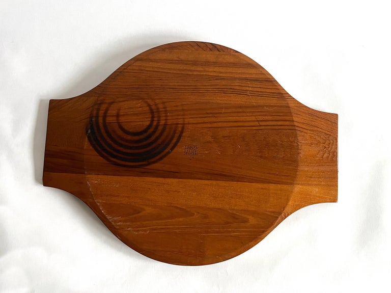 Danish Modern Teak Handled Serving Tray and Bowl by Jens Quistgaard for Dansk