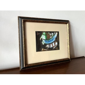 David Meshulam Framed Work on Paper
