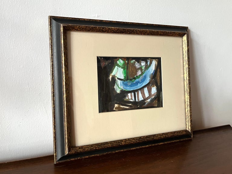 David Meshulam Framed Work on Paper