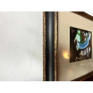 David Meshulam Framed Work on Paper