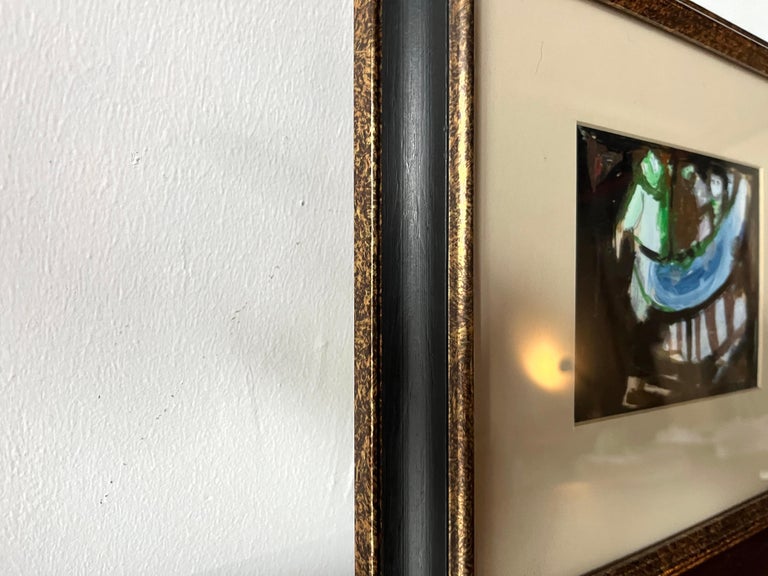 David Meshulam Framed Work on Paper